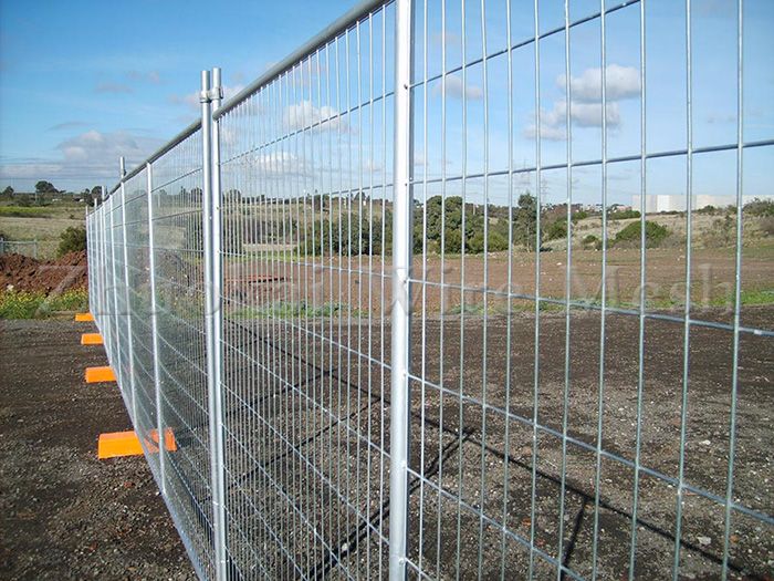 PVC coated temporary fences